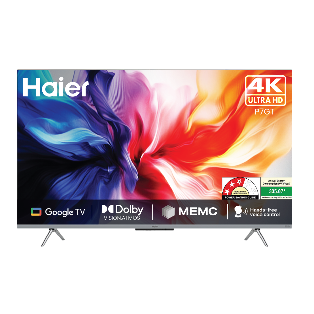 Haier P7GT 4K Ultra HD A127cm (50) Google TV | Hands free voice control